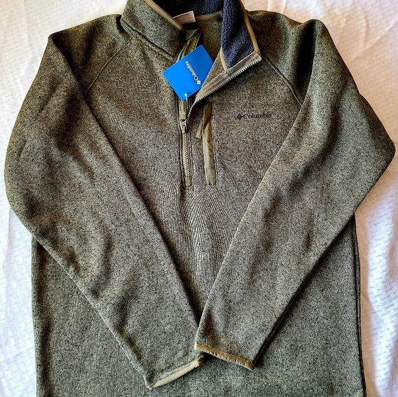 👀50% OFF❄️NWT‼️ Columbia brand Canyon Point 1/2 Zip Sweater Fleece - Picture 3 of 12